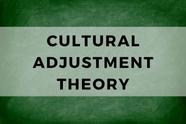 Cultural Adjustment Theory
